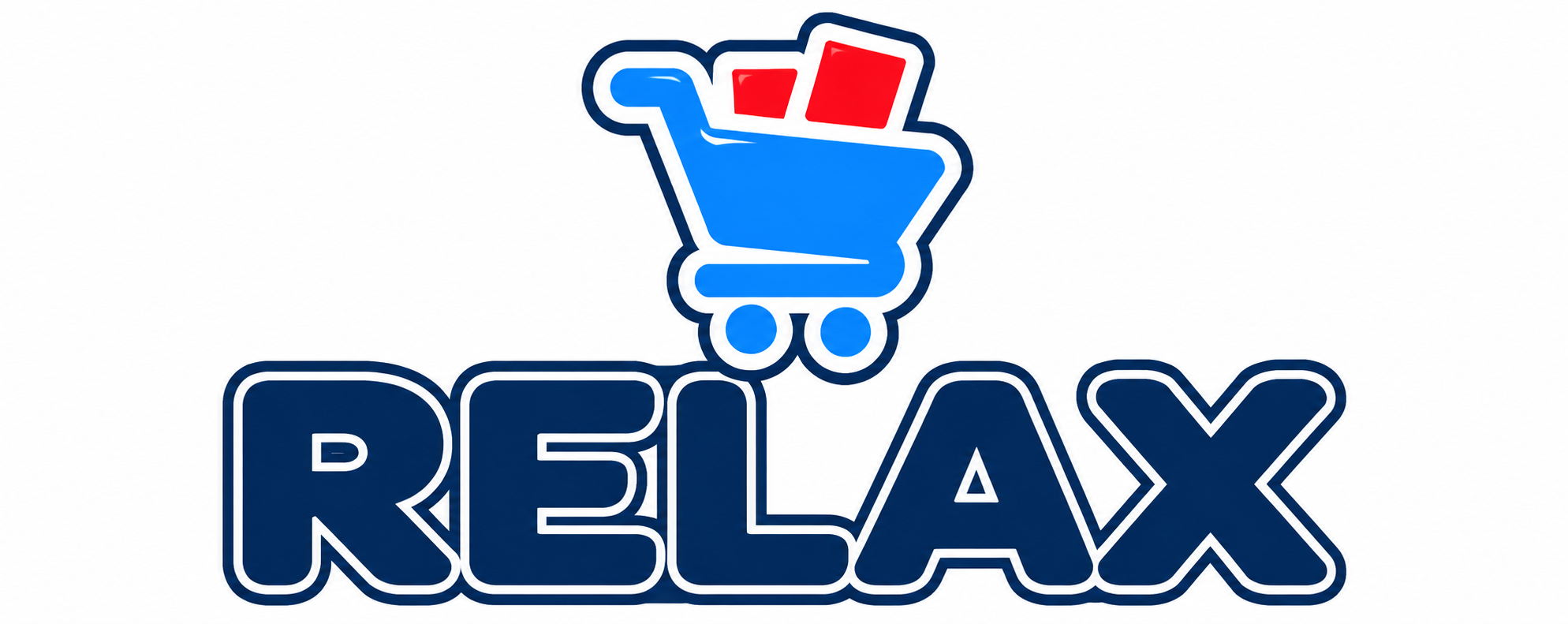 Логотип RELAX с тележкой